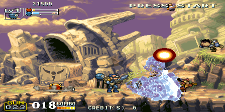 demon front arcade game screenshots