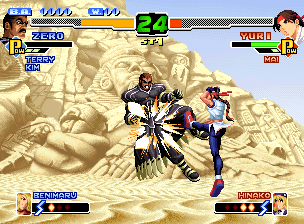 Play Arcade The King of Fighters 2002 (PlayStation 2 ver 0.4, EGHT hack)  [Hack] Online in your browser 