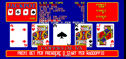 mame video poker